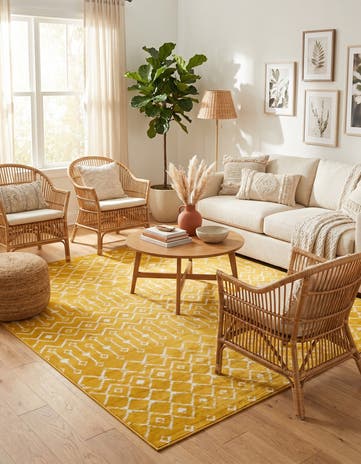 7' 10 x 7' 10 Kasbah Trellis Square Rug
