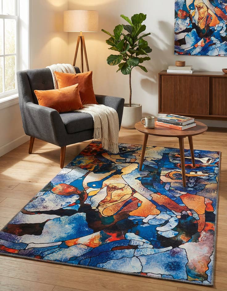 Detail image of 3' 3 x 5' 3 Yara Rug