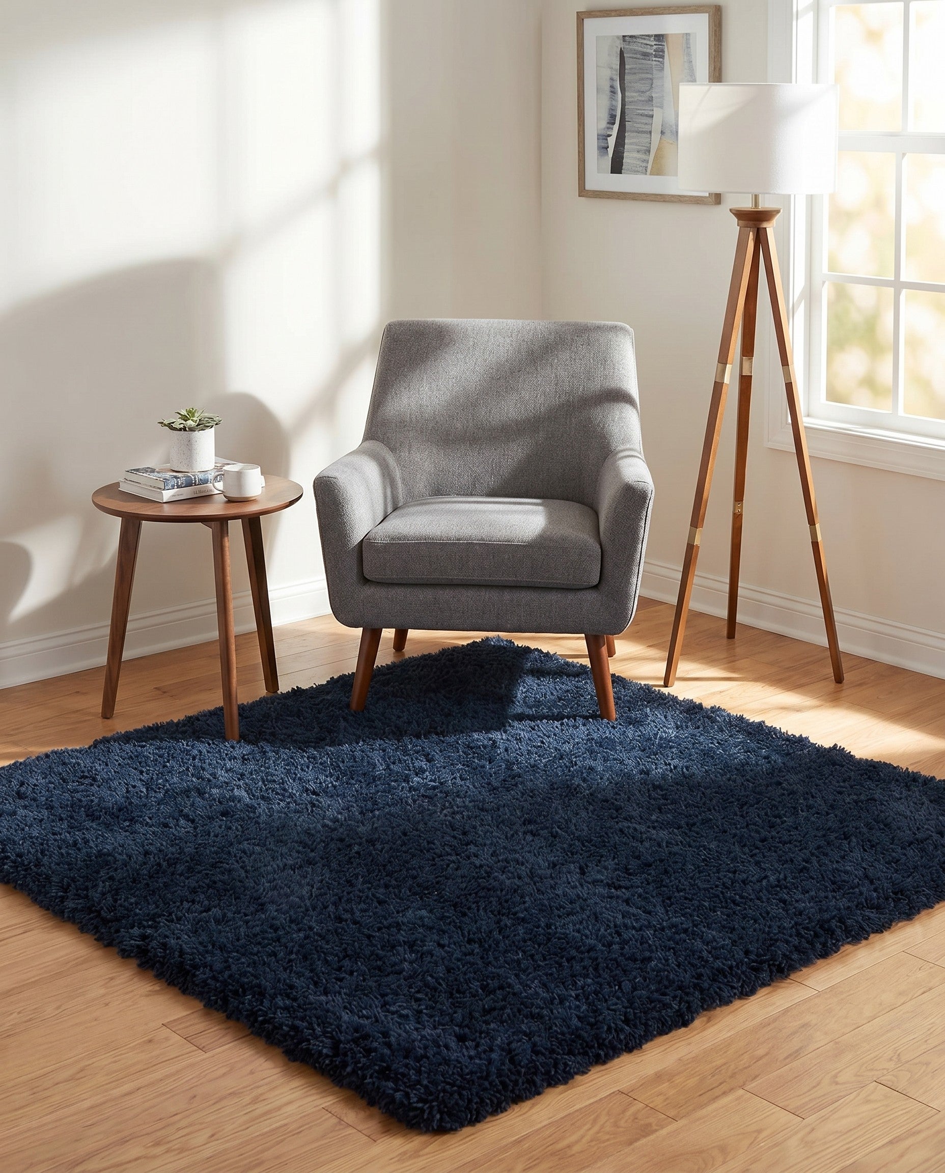 5' x 5' Infinity Shag Square Rug