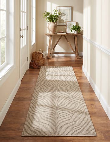 Ivory Contour Runner Rug