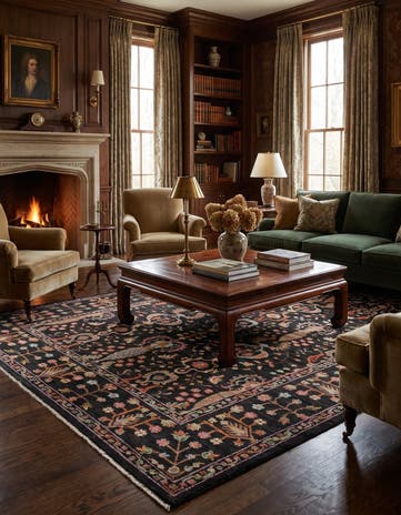 5' 10 x 8' 2 Hand Knotted Ariana Ziegler Rug