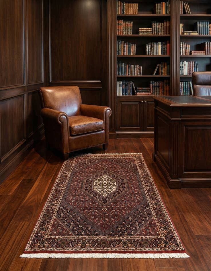 Detail image of 3' 8 x 5' 11 Bidjar Wool Rug