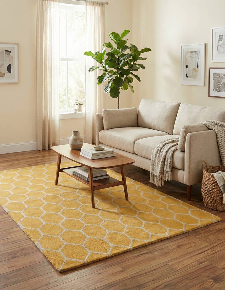 Detail image of 4' 11 x 7' 11 Luna Rug