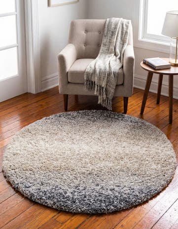 3' 3 x 3' 3 Athena Shag Round Rug
