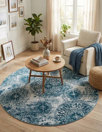 7' x 7' Monte Carlo Round Rug
