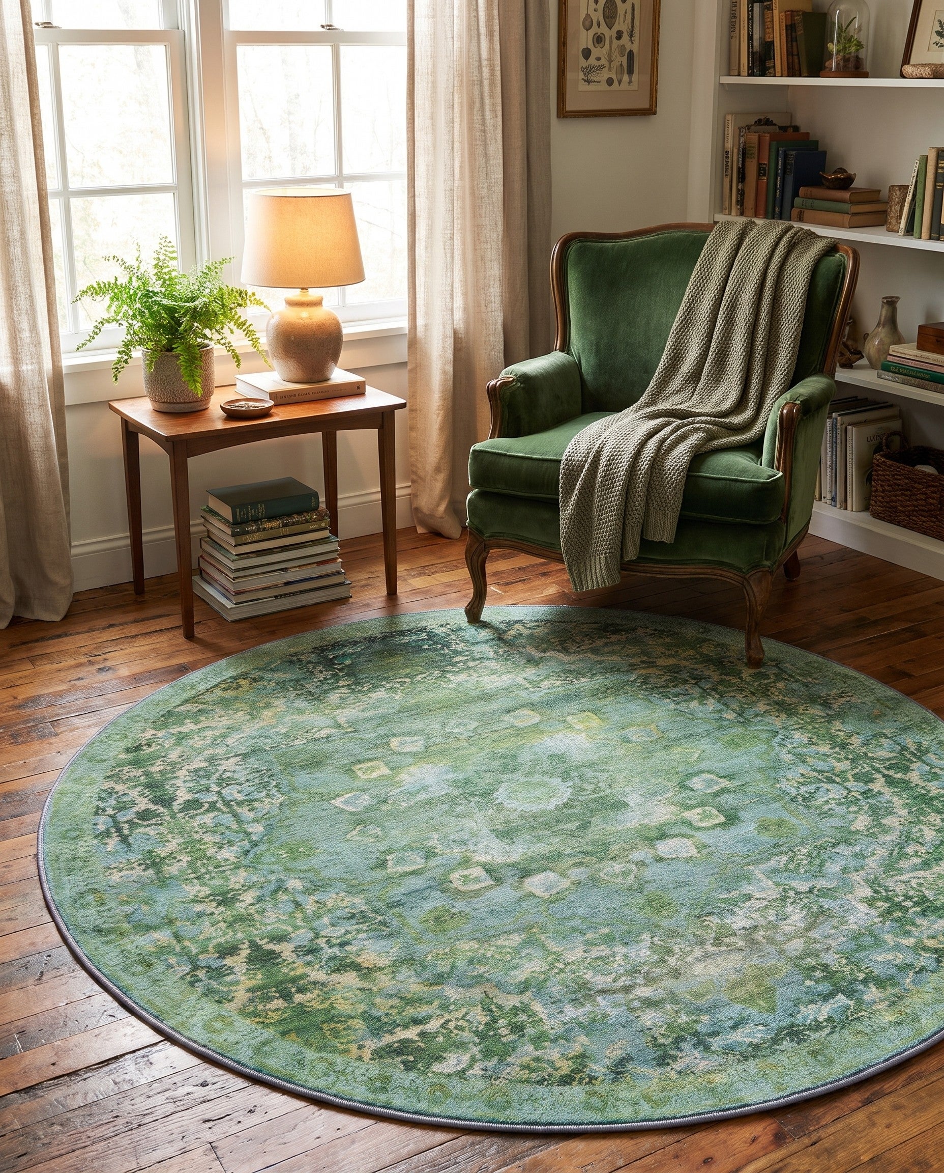 155cm x 155cm Renaissance Round Rug