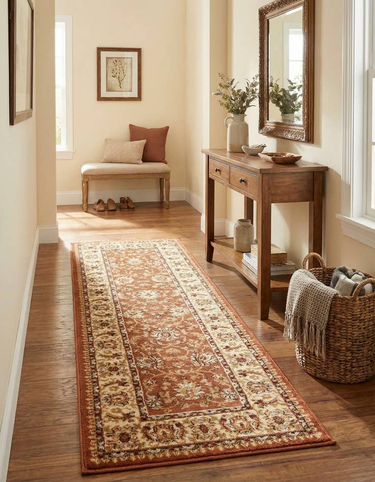 Detail image of 2' x 6' Classic Agra Runner Rug