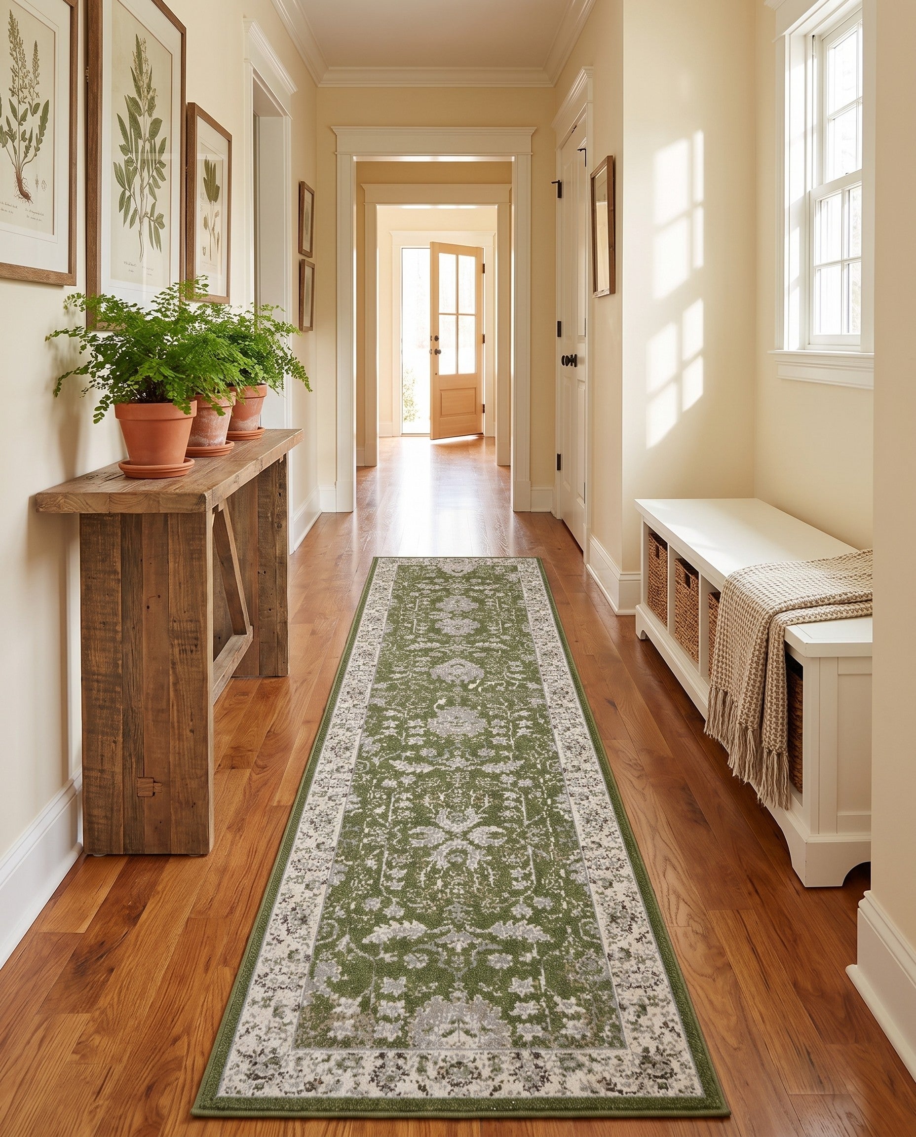 2' x 8' Kamala Washable Runner Rug