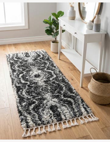 2' 2 x 6' Lagom Shag Runner Rug