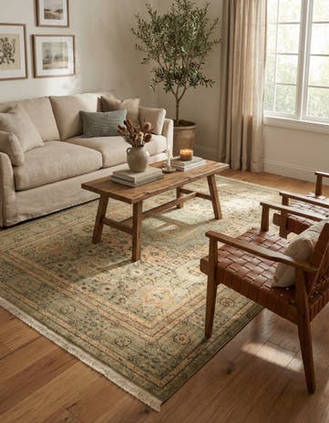 Light Green Amina Rug