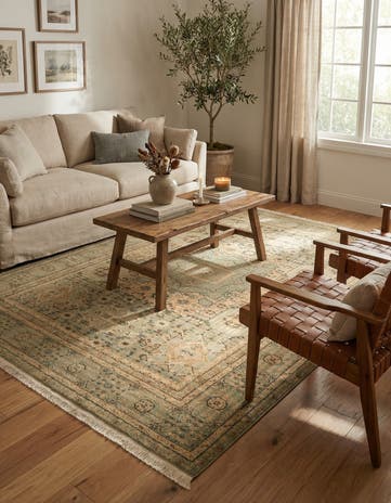 Light Green Amina Rug