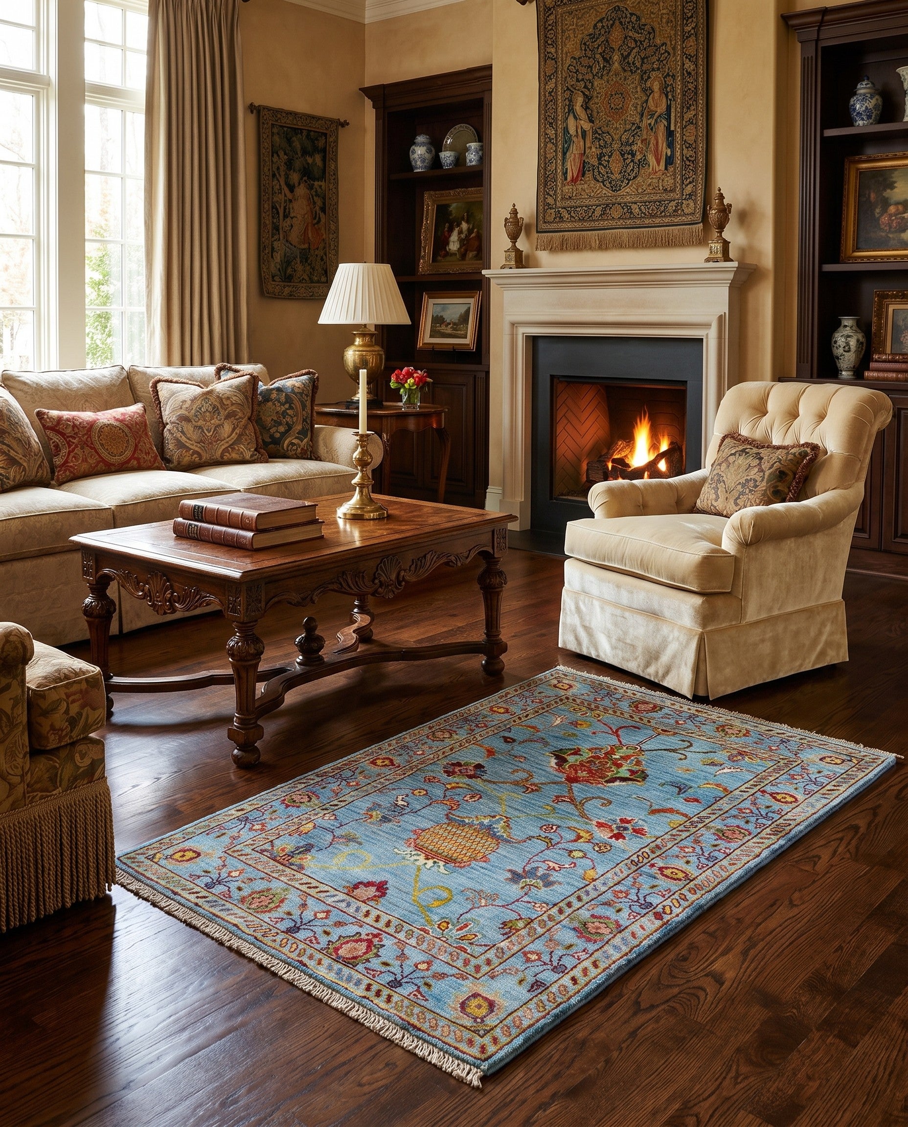 2' 8 x 4' 3 Hand Knotted Ariana Ziegler Rug