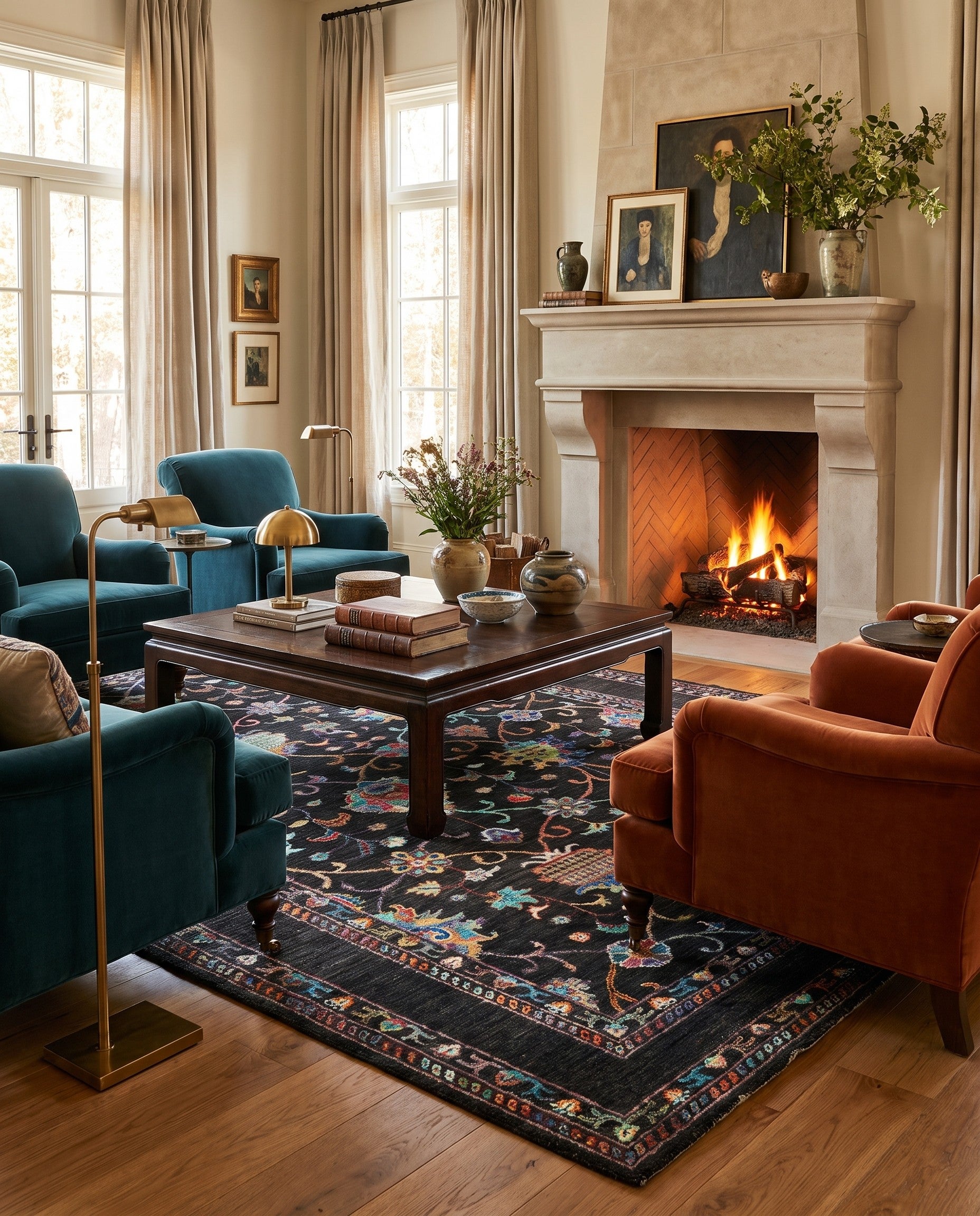 5' 10 x 8' 4 Hand Knotted Ariana Ziegler Rug