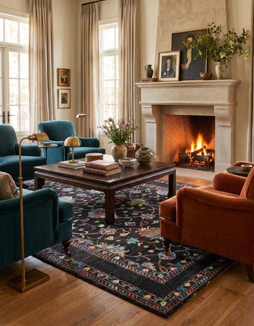 5' 10 x 8' 4 Hand Knotted Ariana Ziegler Rug