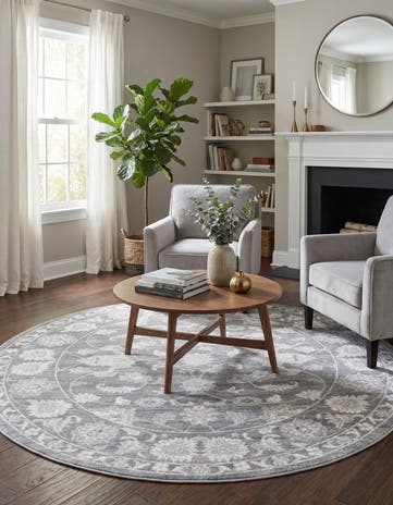 7' 10 x 7' 10 Boston Round Rug