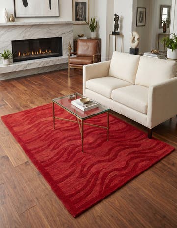 4' 3 x 6' 1 Hand Knotted Odegard Rug