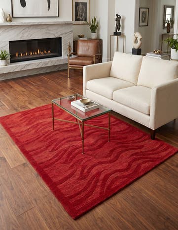 4' 3 x 6' 1 Hand Knotted Odegard Rug