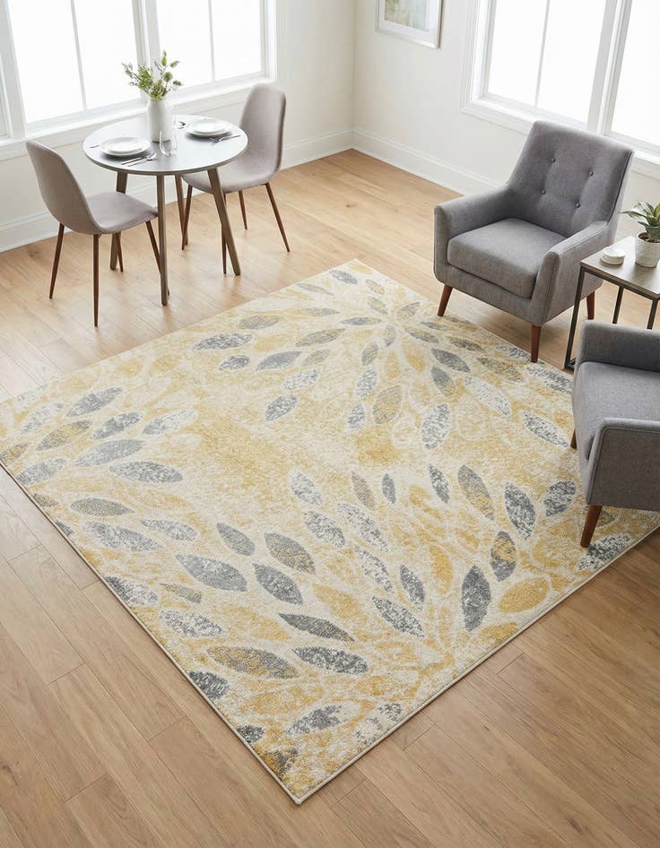 Detail image of  6' x 6' Charleston Square Rug