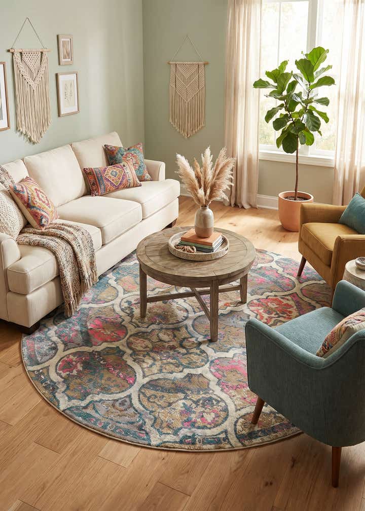 8' x 8' Aria Round Rug