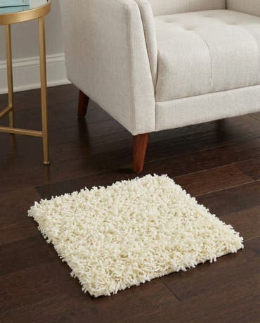  1' x 1' Solid Shag Sample Rug