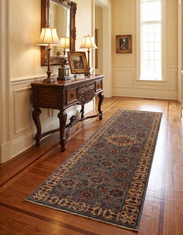 2' 9 x 10' Hand Knotted Mamluk Ziegler Runner Rug