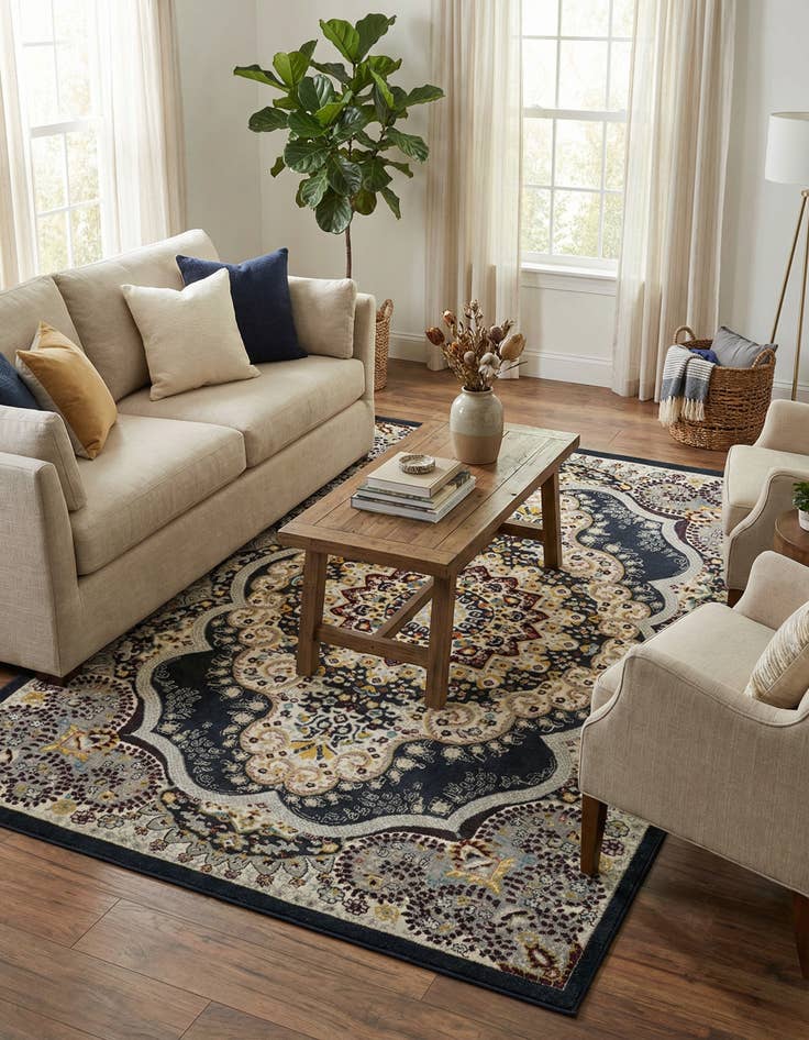 Detail image of  6' x 9' Kamala Washable Rug