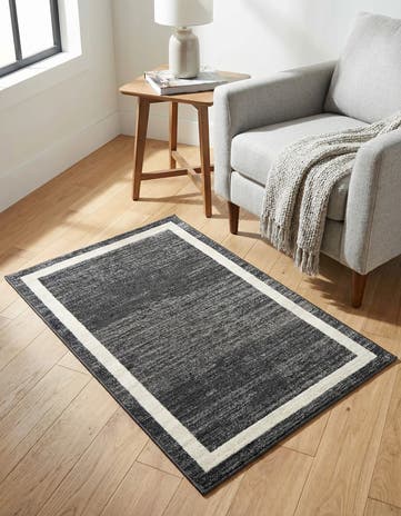 Black Angelica Rug