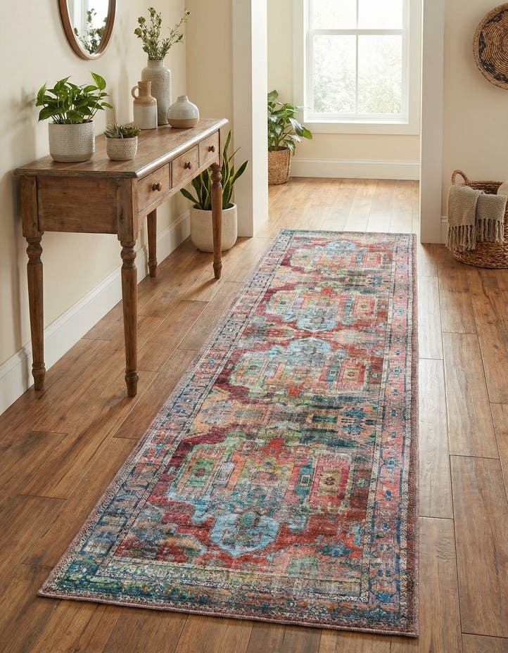 2' x 10' Washable Maahru Runner Rug