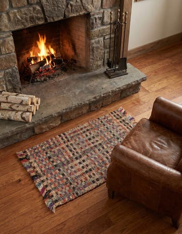 Hand Woven Chunky Jute Rug