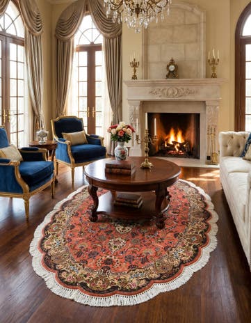 4' 5 x 6' 8 Tabriz Rug