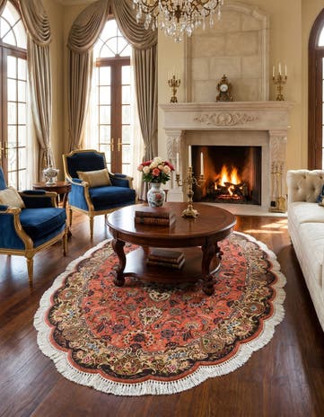 4' 5 x 6' 8 Tabriz Rug