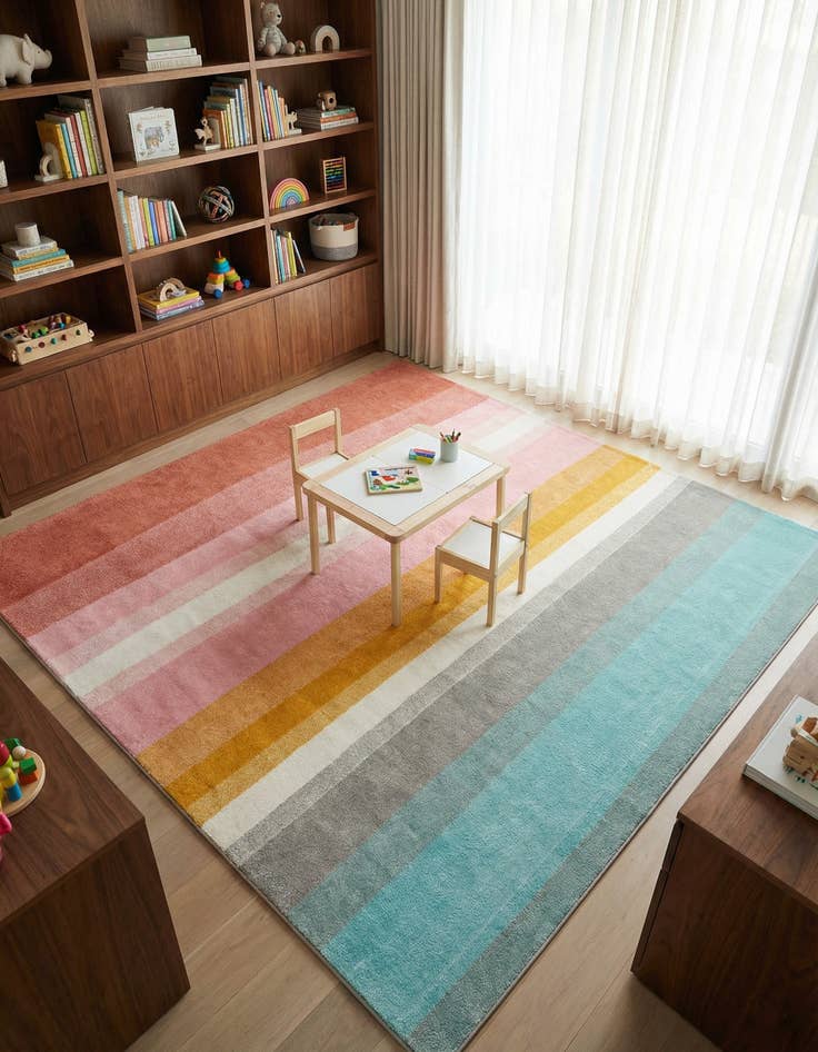 Detail image of 10' x 10' Whimsy Kids Square Rug