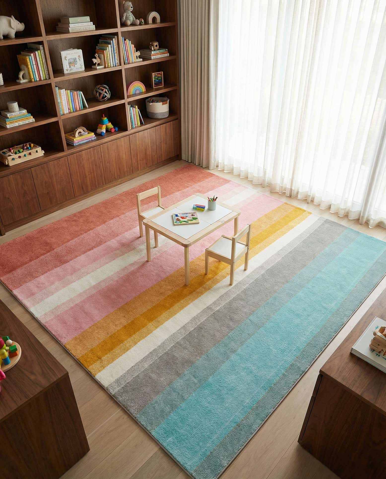 10' x 10' Whimsy Kids Square Rug