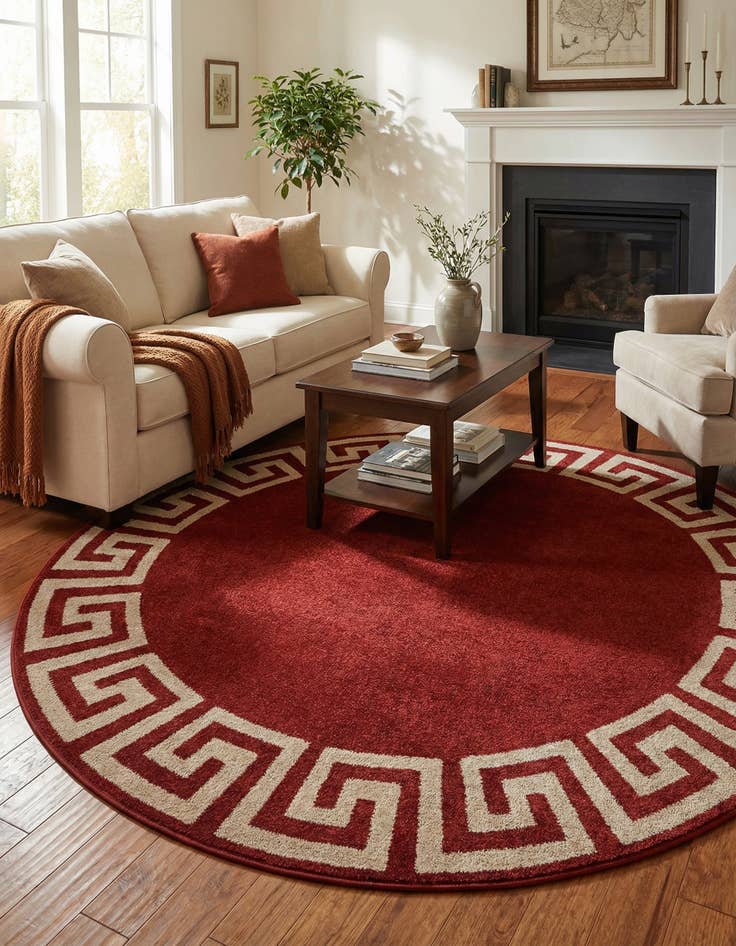 Detail image of 6' x 6' Hera Round Rug