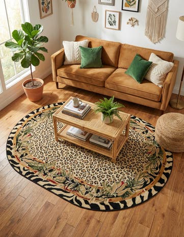 5' 3 x 8' Savannah Oval Rug