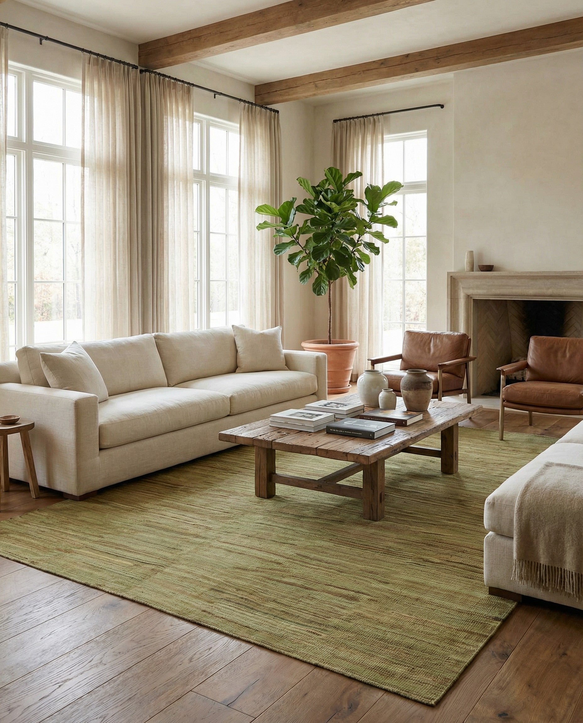 9' 5 x 12' 5 Hand Woven Kilim Modern Wool Rug