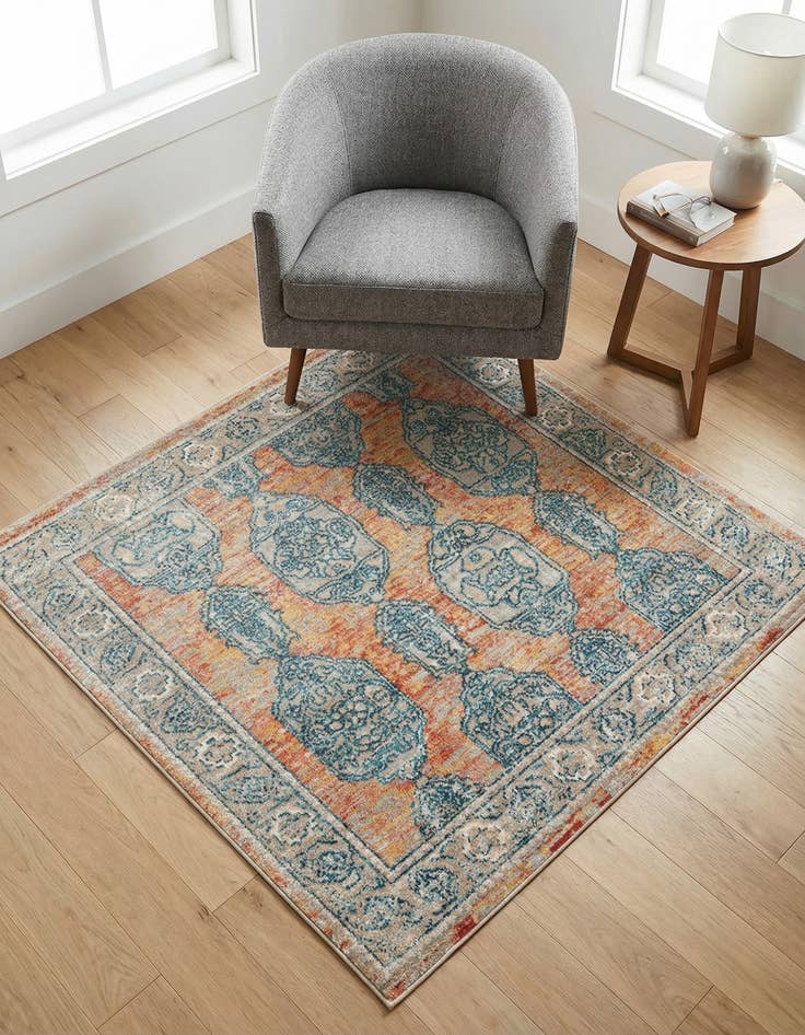 Detail image of 4' x 4' Lola Square Rug