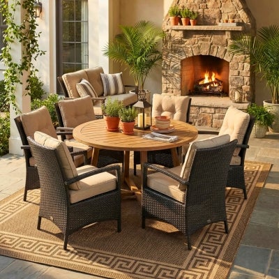 Outdoor Border Rugs
