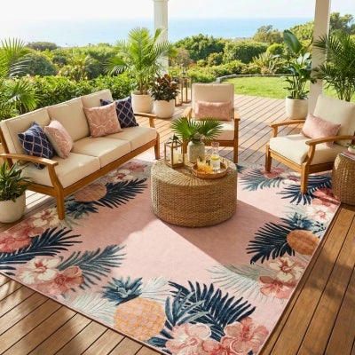 Outdoor Botanical Rugs