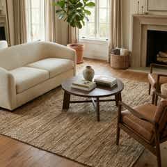 Leather Metallic Jute Rugs
