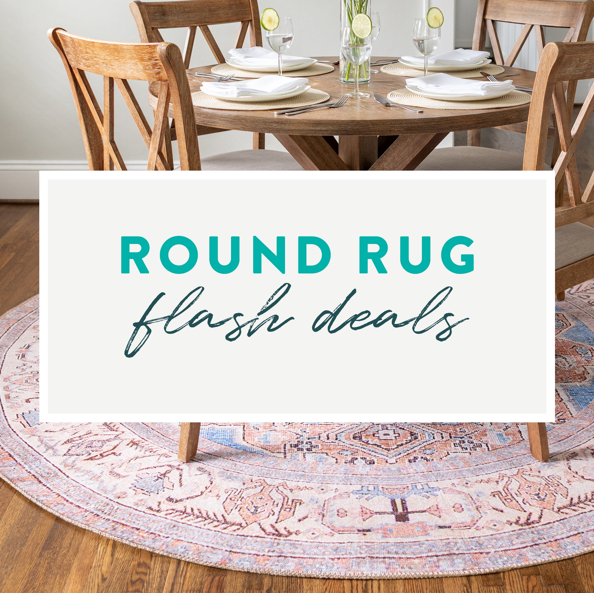 Round Rug Flash Deals