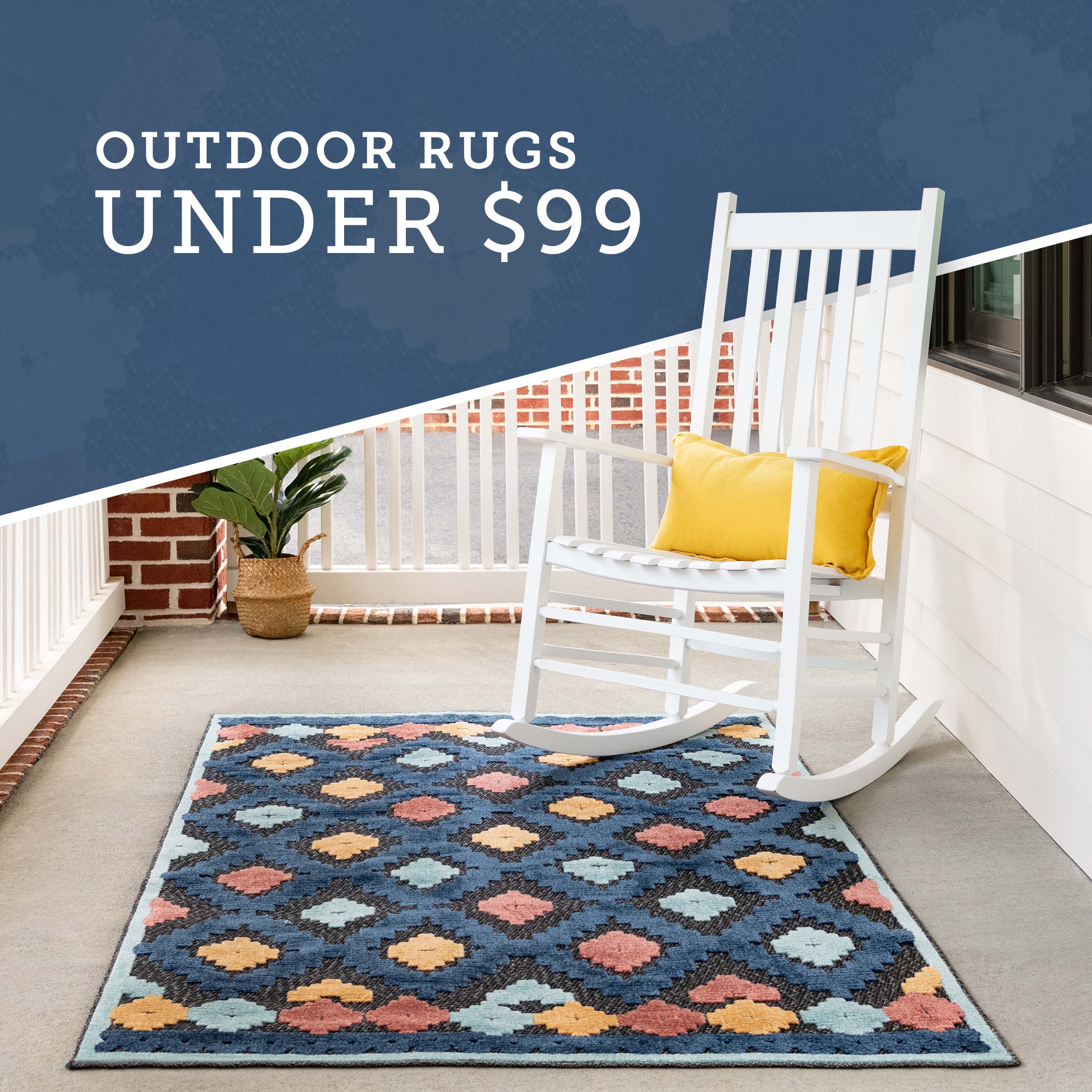 Outdoor Rugs under $99