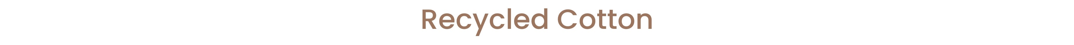 Recycled Cotton