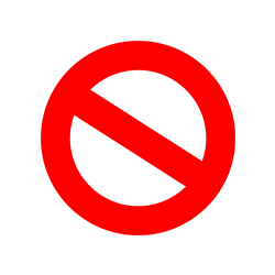 Do not use icon